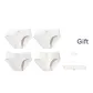 4B White Jacquard+White Jacquard+White Jacquard+V-Shape Jacquard