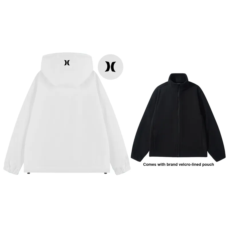 Hurley Windbreaker Jacket Unisex-11