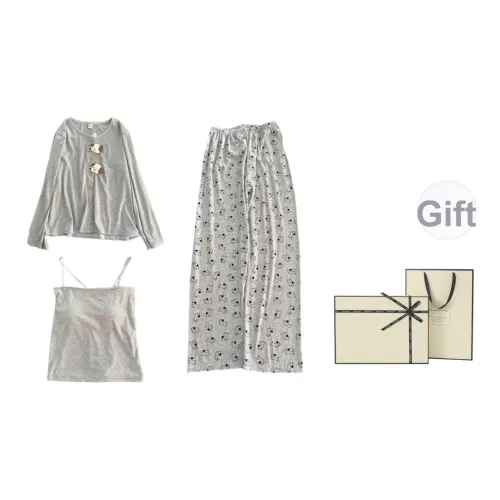 ЮЙЧЖАОЛИНЬ Pajama Комплект Весенний и Осенний Женский