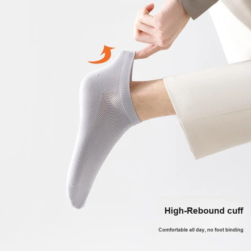 MIIOW No Show Socks Men's 5 Pack-4