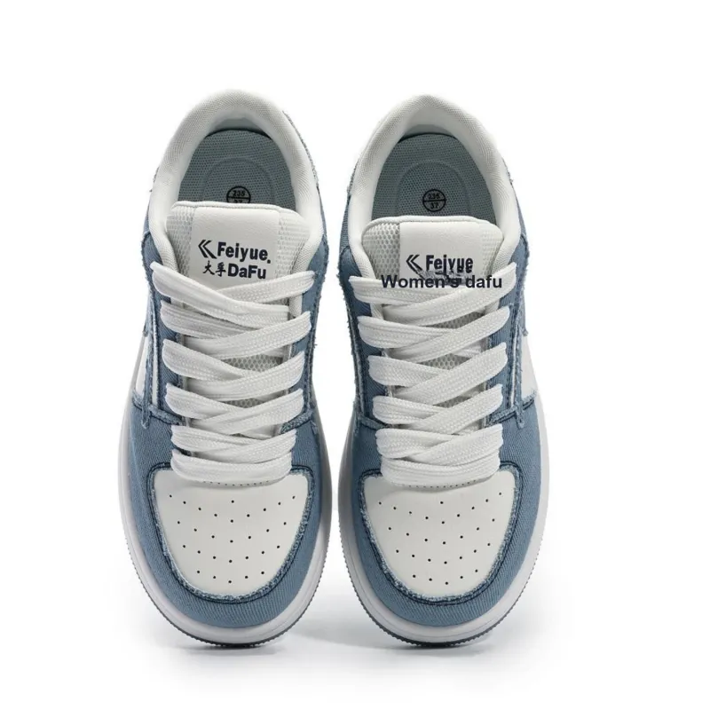 Feiyue Waterproof, Abrasion Resistant, And Breathable Low Top Skateboard Shoes Unisex-38