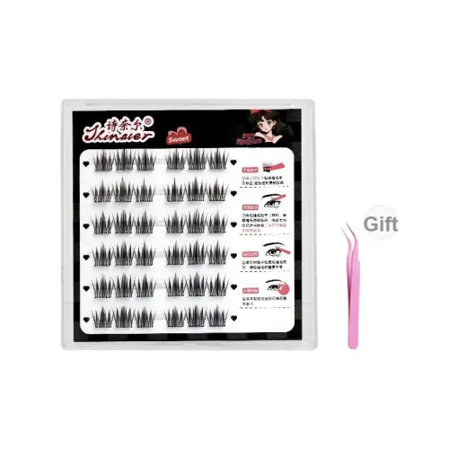 ZHENZHENSHINAIER Камелия Без Клейа Накладные Ресницы Естественная Длина Стиль