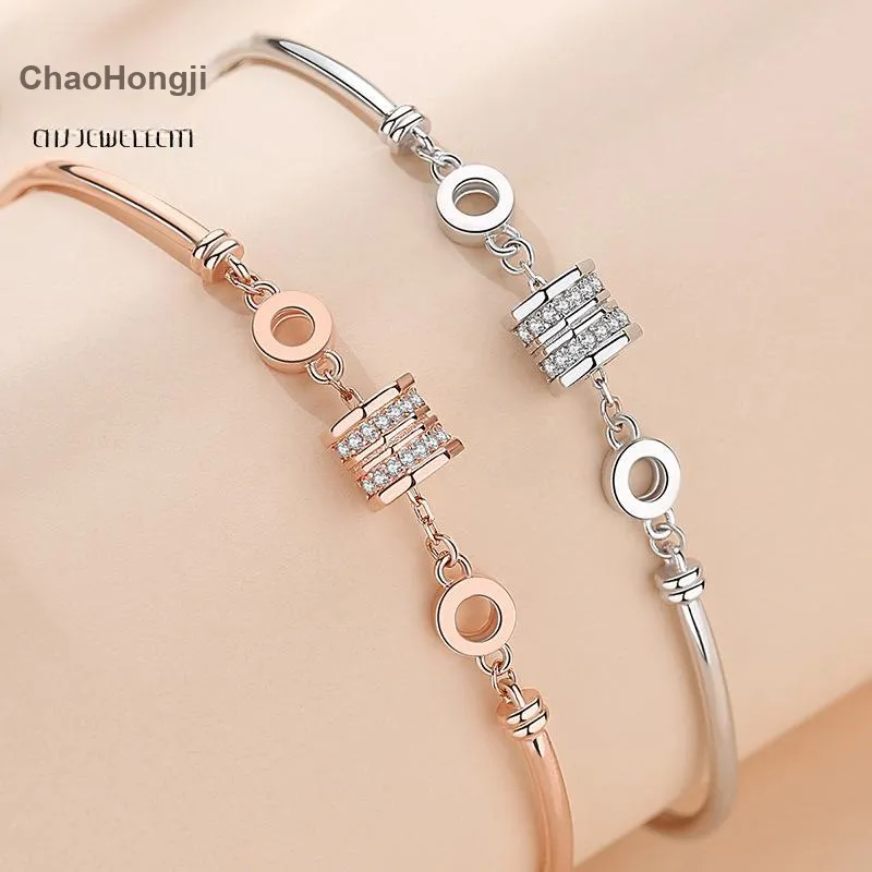 CHAOHONGJI S925 Silver Bracelets Women's-8
