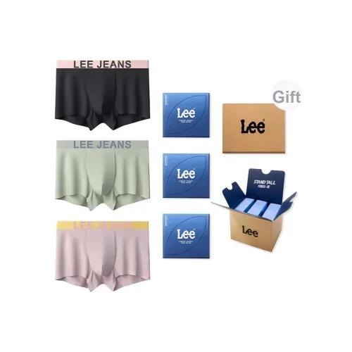 Lee совместный бренд модель Classic 101 Трусы Мужские Коробка 3 упаковки