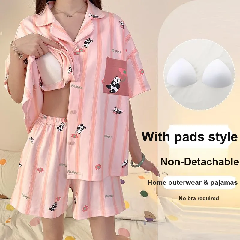 OUSHIBO Pajama Set Women's Image Color-1