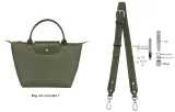[Forest Green]86-103cm Crossbody Shoulder Strap Set[Top Grain Cow Leather]