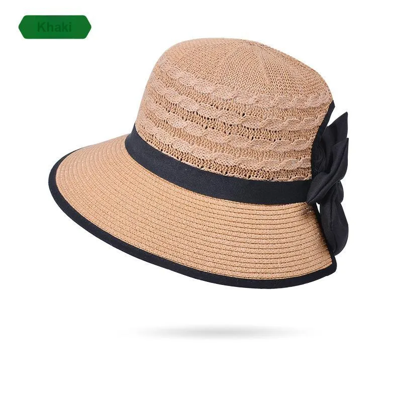 Mulinsen Straw Woven Bucket Hats Unisex Multicolor-3
