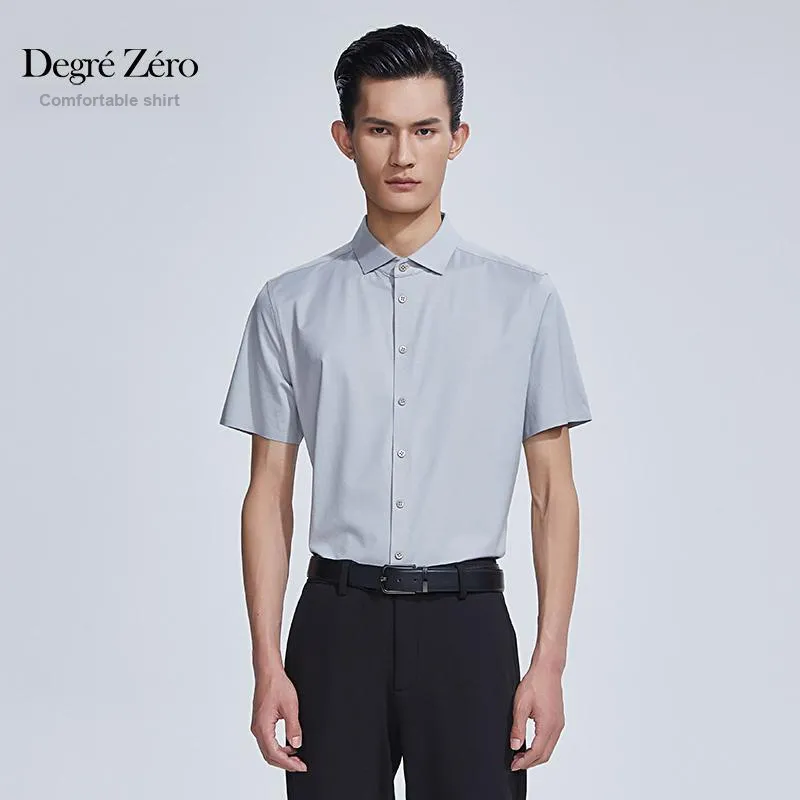 DEGRE ZERO Shirts Men Mist Gray-2