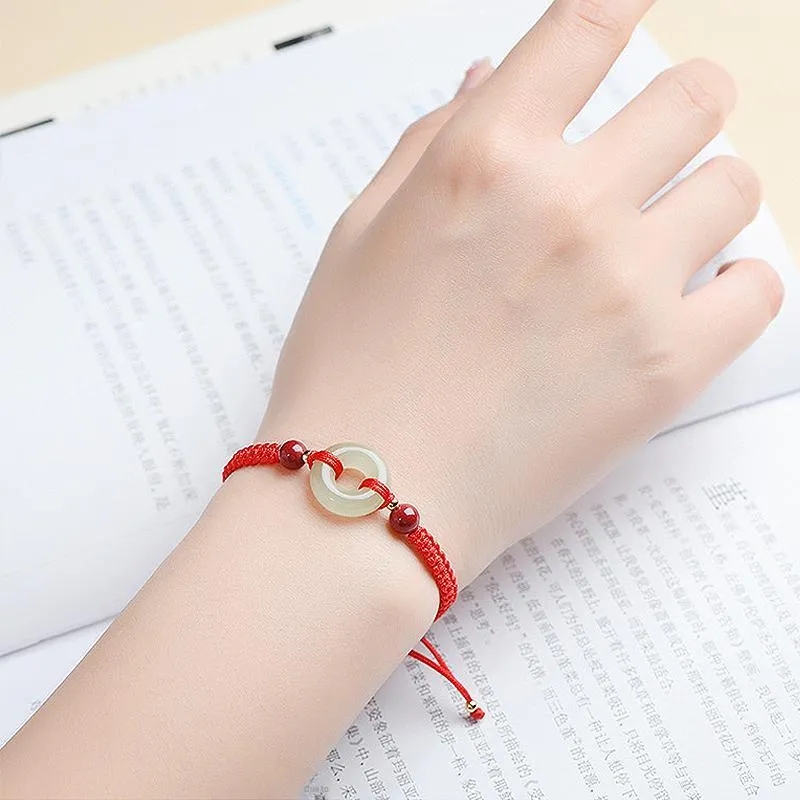 QUIET LOVE Chalcedony Jade Bracelets Unisex-13