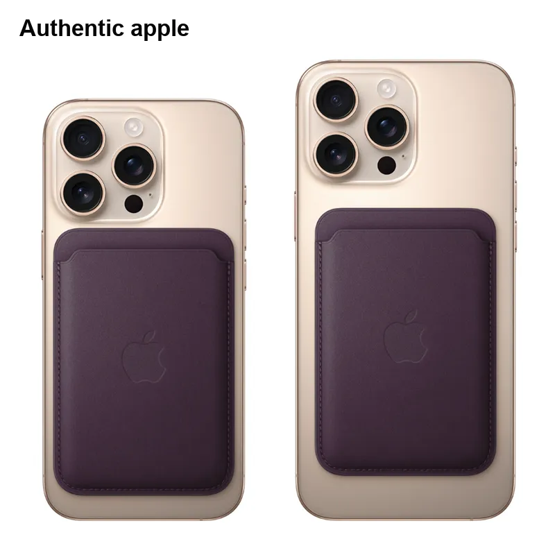 Apple Vegan Leather Material For IPhones Exquisite Fine Grained Card Holder Compatibility IPhone 12 16 Collection-2