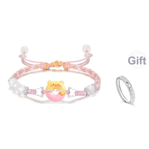 JOYDINNY Браслет с шнурками женский