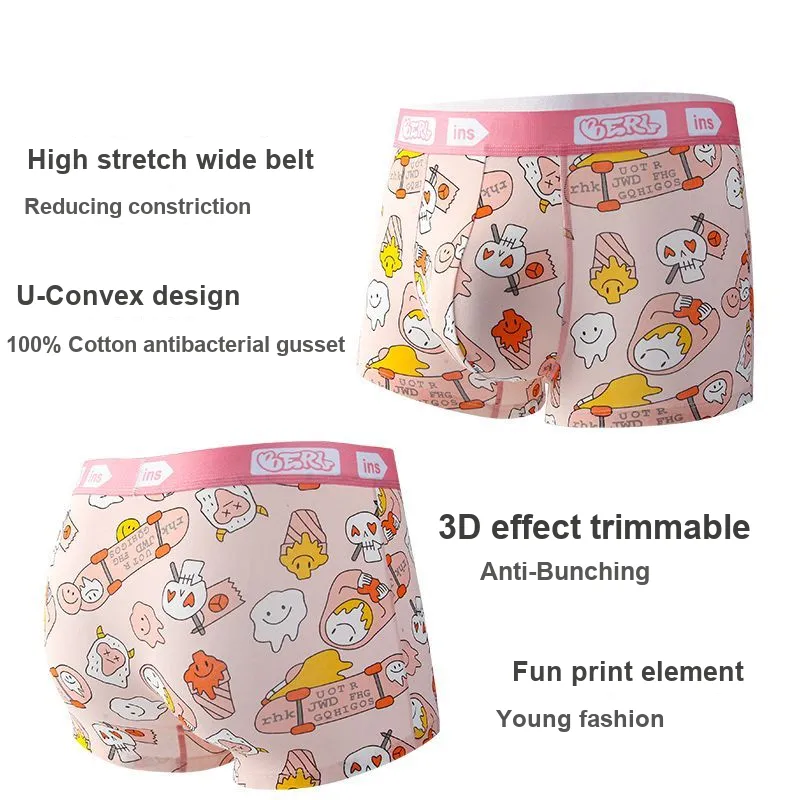 Disney Square cut Underwear Men's Combo Set With Independent Packaging-6