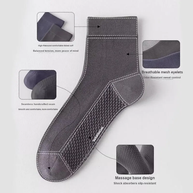 Warrior Mid Calf Socks Unisex Combo Set-6