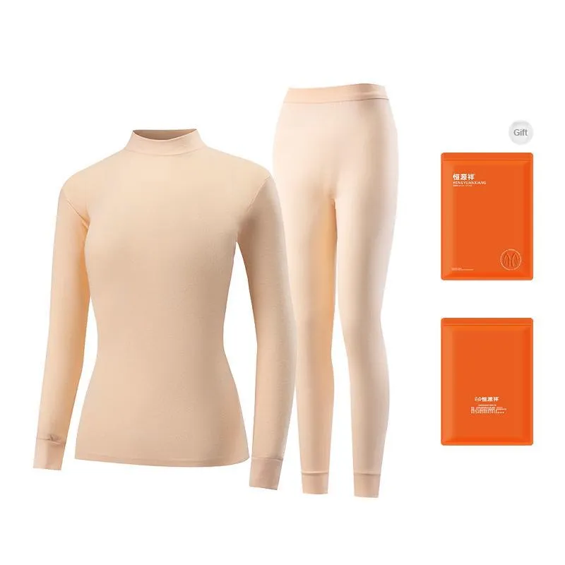 H YXIANG Women's Thermal Sets-6
