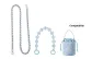[Clothing Sets]Blue Leather Crossbody 110cm+Cartoon Decorative Chain