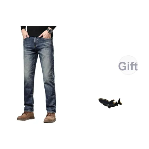 DABAISHA Винтажный синий K1015 Мужские Джинсы