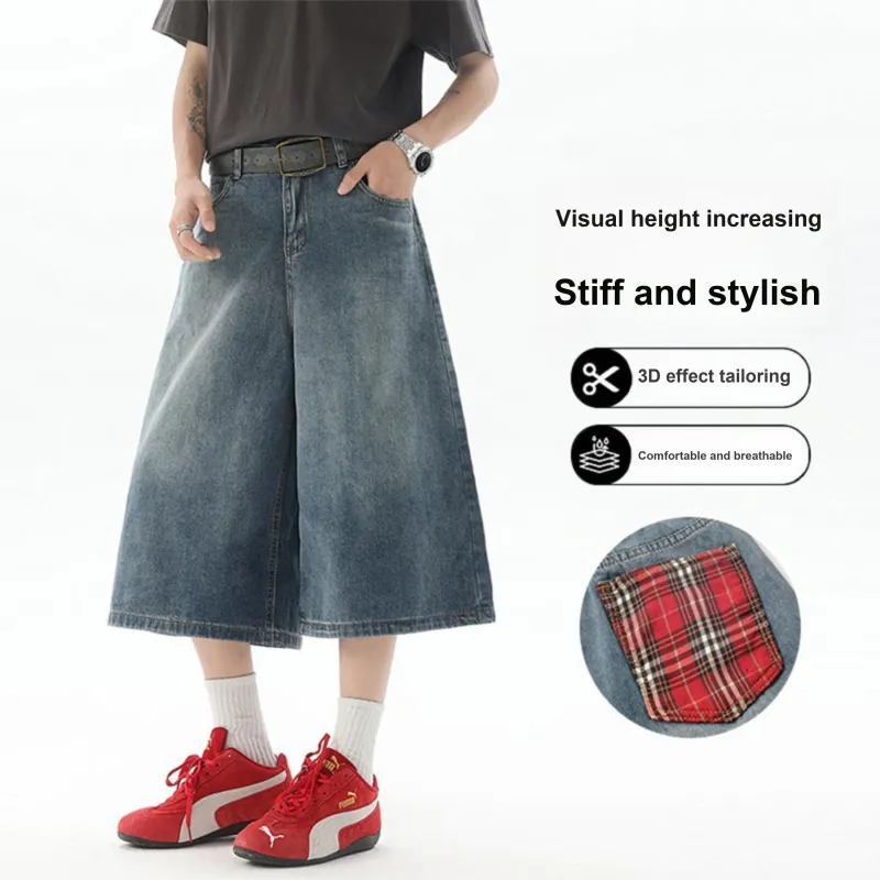 DANGERTIGER Denim Shorts Unisex-4