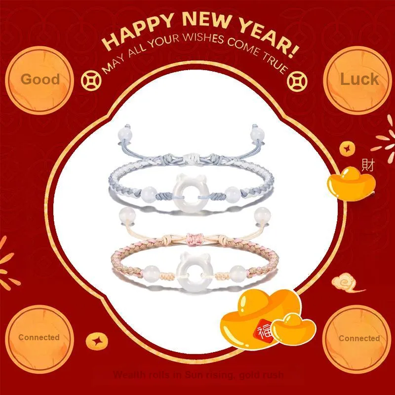 YUSHENGQING Colored Glaze Bracelets Unisex-1