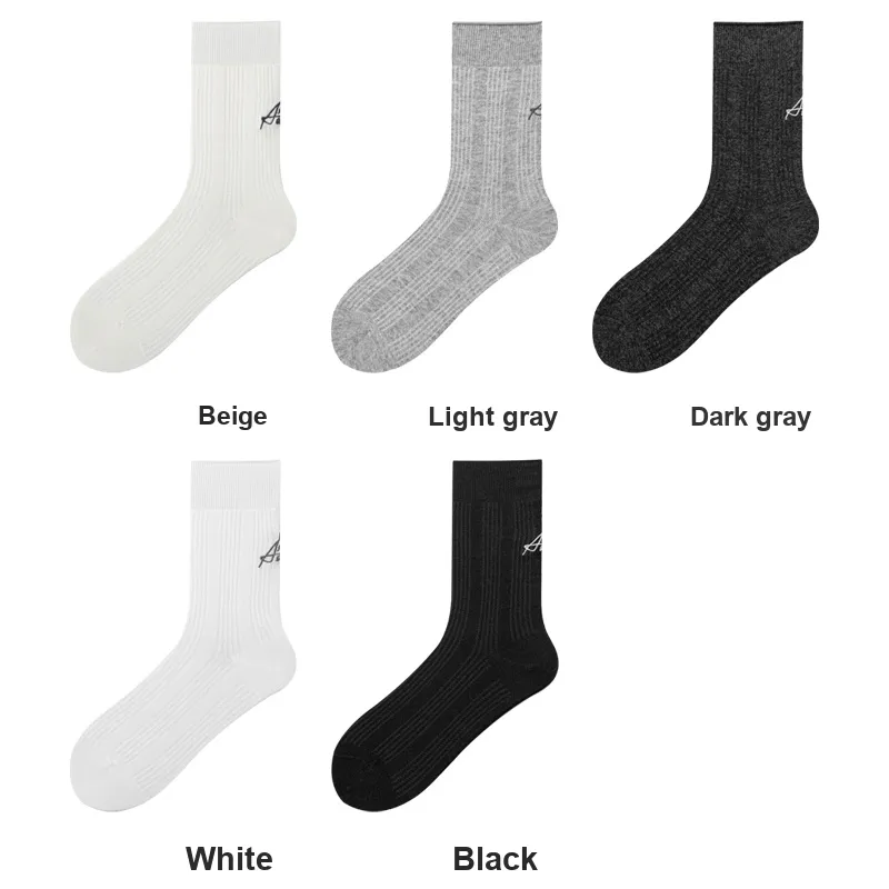 H YXIANG Mid Calf Socks Women's Combo Set-17