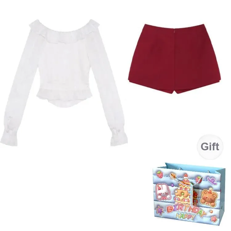 BRASS SCOUT Two Piece Skirt Sets Women's-1
