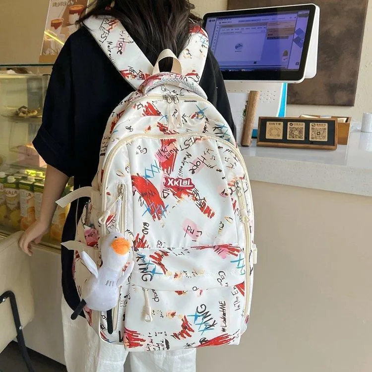S.REPHEN Composite Cloth Backpack Unisex Multicolor-1