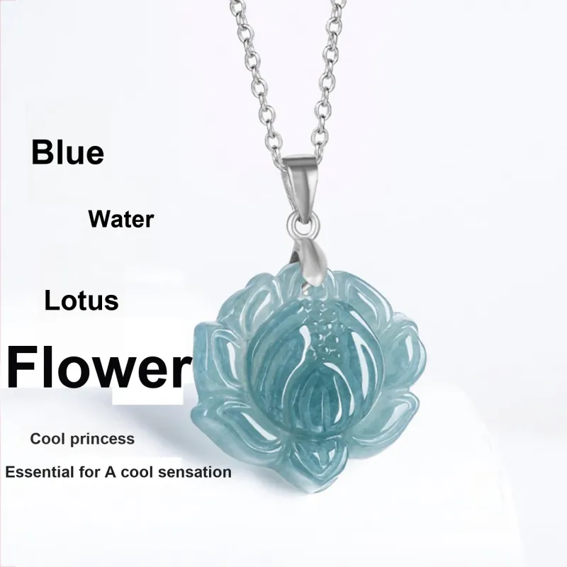 Emerald Glutinous Jade Jadeite Necklaces Women's-1