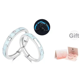 CAREBEARS S925 Silver Rings Unisex