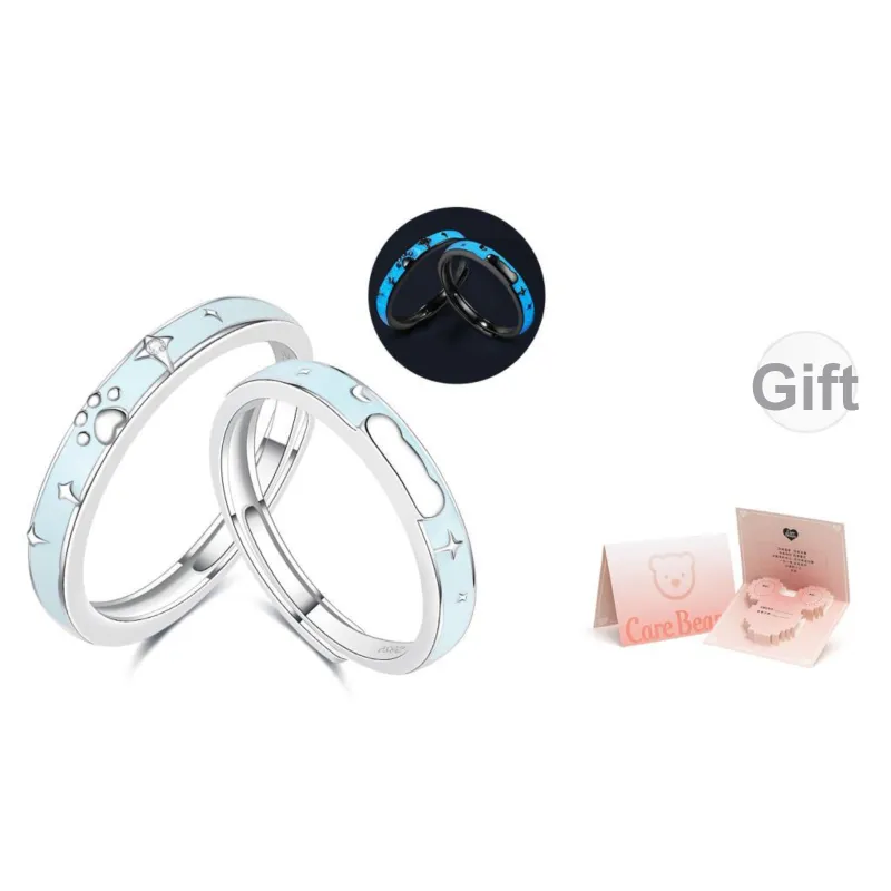 CAREBEARS S925 Silver Rings Unisex-0