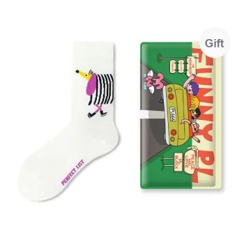 PL Mid Calf Socks Unisex Shopping Bag 1 Pack