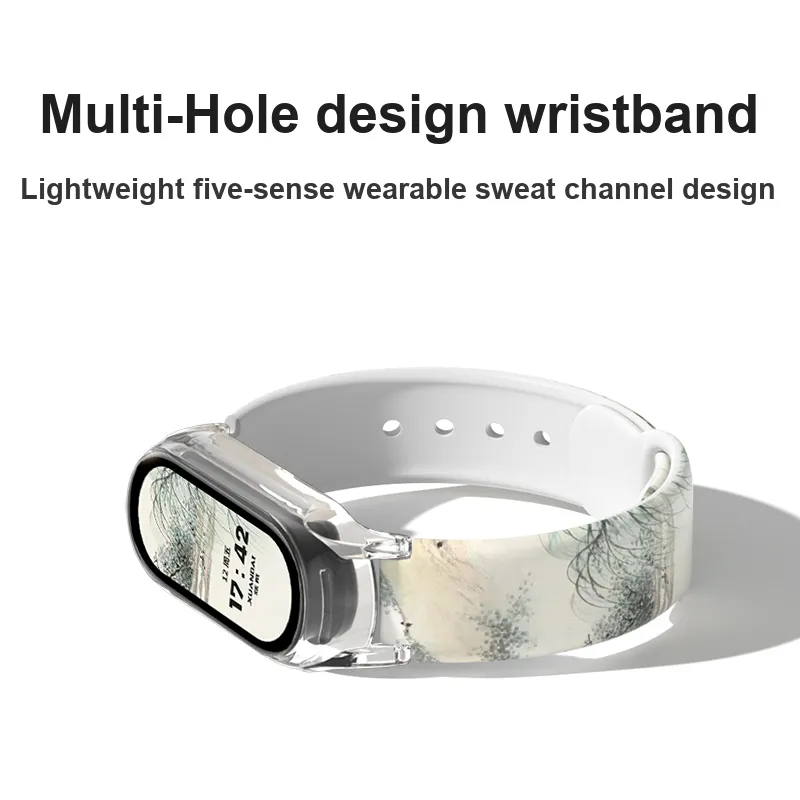 Mr. Strap Xiaomi Compatibility Watch Band Silicone Material-2