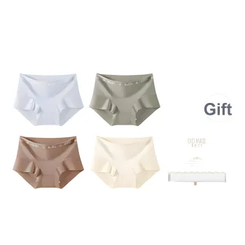 XIA.WA.ZHI.XIU Underpants Women's Shopping Bag 4 Pack
