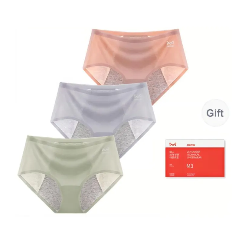 MIIOW Trend Party Series Underpants Women's Shopping Bag 3 Pack-4