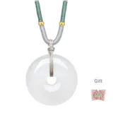 Icy Clear Peaceful Buckle Necklace[Peaceful]