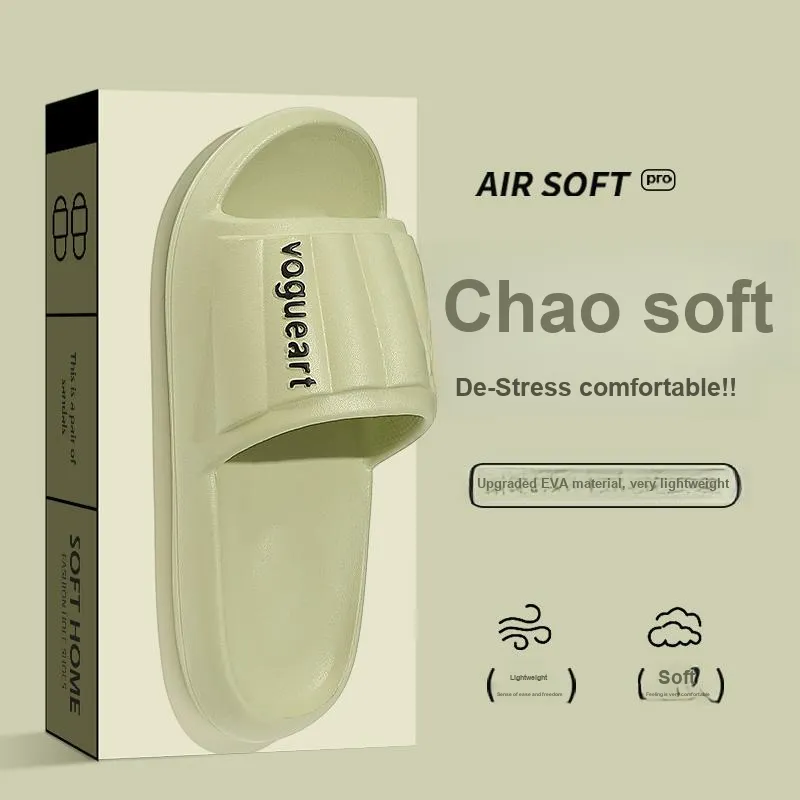 Foot Recreation Home Practical Summer Slip Resistant Quiet Bathroom Bathing Soft Sole Slippers-15