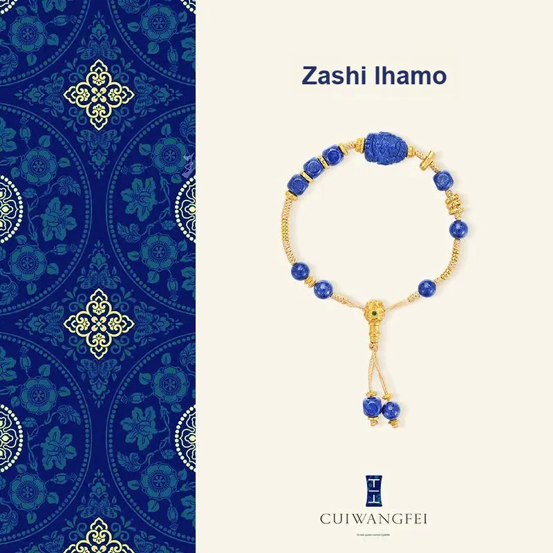 Princess Cui Lapis Lazuli Bracelets Unisex-1