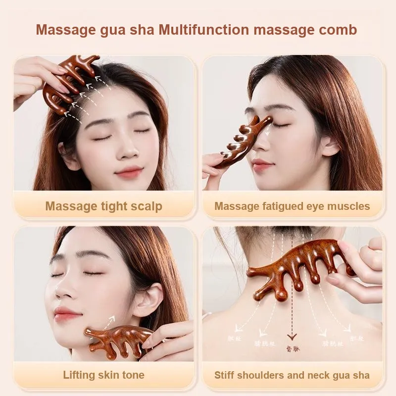SHITIAN Snail Comb Nourishing, Natural Comb-2