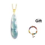 Blessing Bean Necklace+Eighteen-Seed Beaded Bracelet
