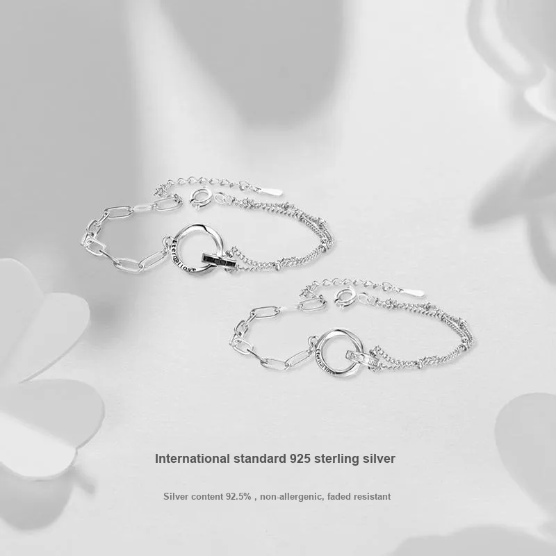 JUICY GRAPE S925 Silver Bracelets Unisex-3
