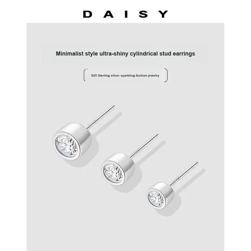 Daisy Dream S925 Sterling Silver Stud Earrings Women's-4