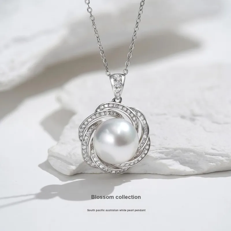 ME LUXE Saltwater Pearl Pendants Women's White-1