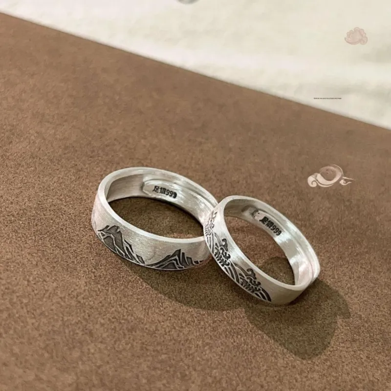 AITAO Foot Silver Ring 999 SilverW Unisex-4