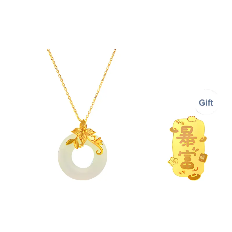 CHAOHONGJI Natural Chalcedony Necklaces Women's-0