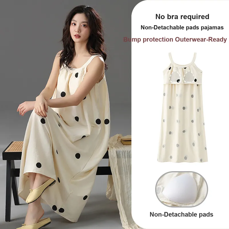 Cotton Shopping Nightgown Women's-1