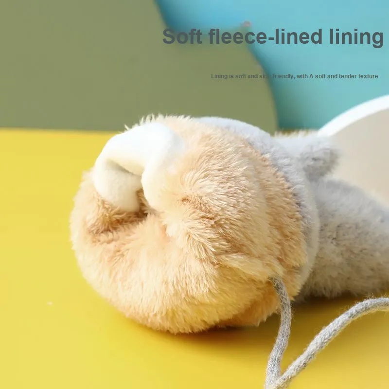 NANJIREN Thickened Knit Gloves Kids'-6