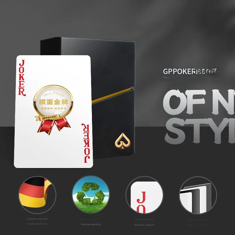 GPPOKER Egg Golden Medal G4S Poker Cards-13