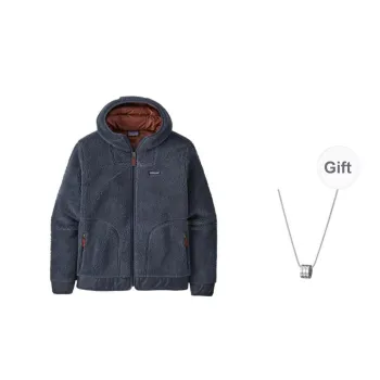 Patagonia Jacket Men's Dark Blue Comes With Necklace
