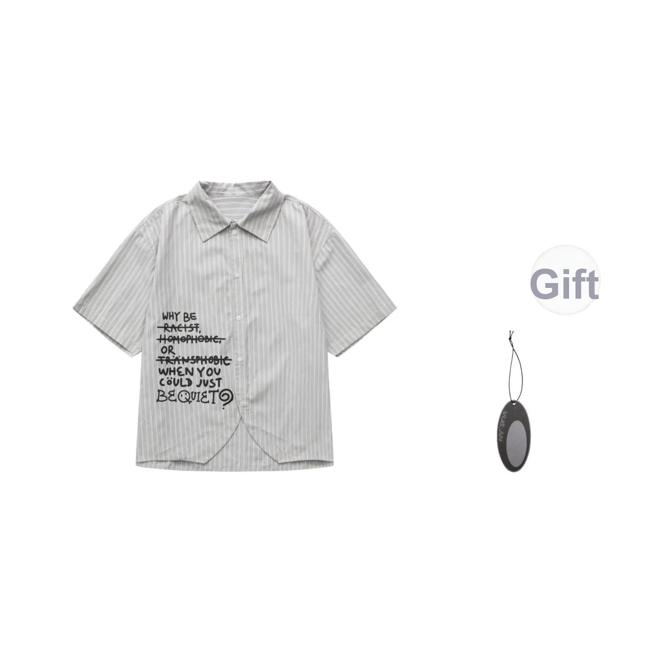 VULCAN STORE Светло-синяя унисекс рубашка