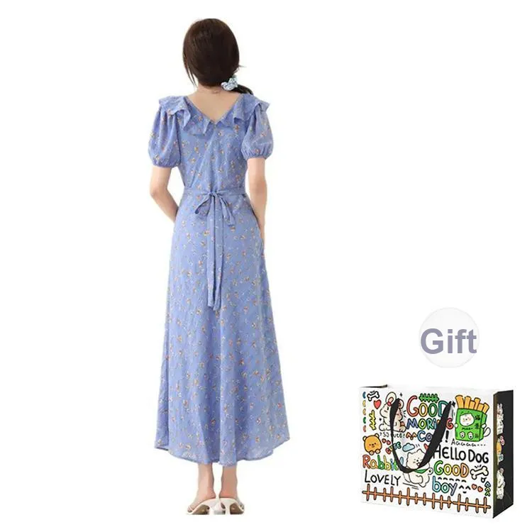 ZVJH Short Sleeved Dress Women's-1