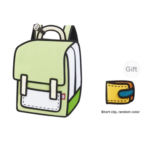 JumpFromPaper Backpacks Light Green