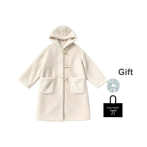 M MAICCO Ecru В комплекте с резинкой для волос + эксклюзивной коробкой Женское пальто
